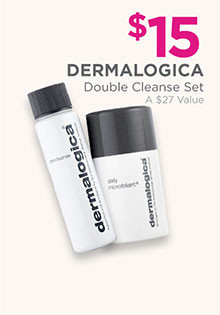 Dermalogica Double Cleanse Set is now $10, regular $15.