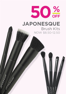 50% off Japonesque Brush Kits.