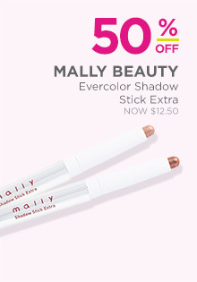 50% off Mally Evercolor Shadow Stick Extra, now $12.50, regular $25.