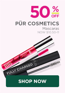 50% off all Pur Mascaras.