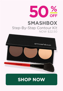 50% off Smashbox Step-By-Step Contour Kit, now $22.50, regular $45.