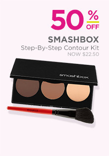 50% off Smashbox Step-By-Step Contour Kit, now $22.50, regular $45.