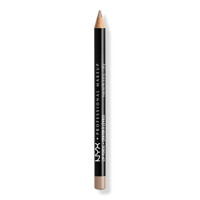 NYX Professional Makeup Slim Lip Pencil Creamy Long-Lasting Lip Liner Nude Truffle #0