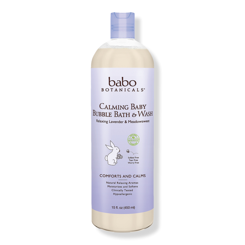 babo botanicals calming shampoo bubble bath