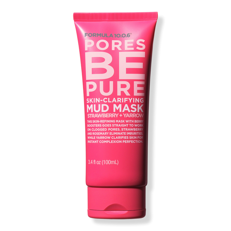 Formula 10.0.6 Pores Be Pure Skin Clarifying Mud Mask with Strawberry and Yarrow