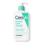 CeraVe Foaming Facial Cleanser with Ceramides and Hyaluronic Acid 