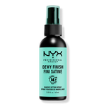 NYX Professional Makeup Dewy Finish Long Lasting Makeup Setting Spray Vegan Formula 