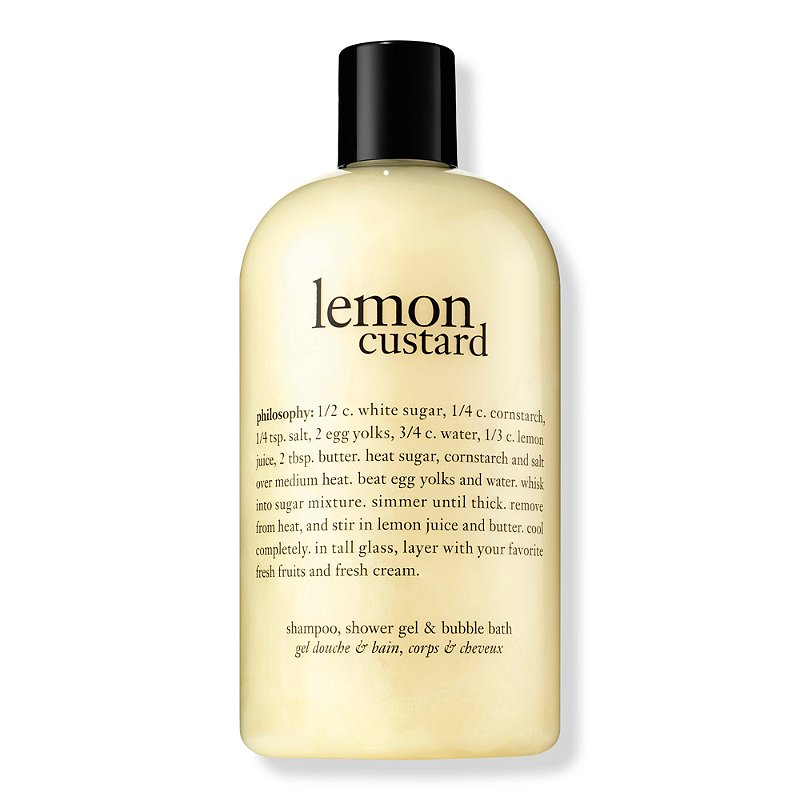 Lemon Custard Shampoo, Shower Gel & Bubble Bath