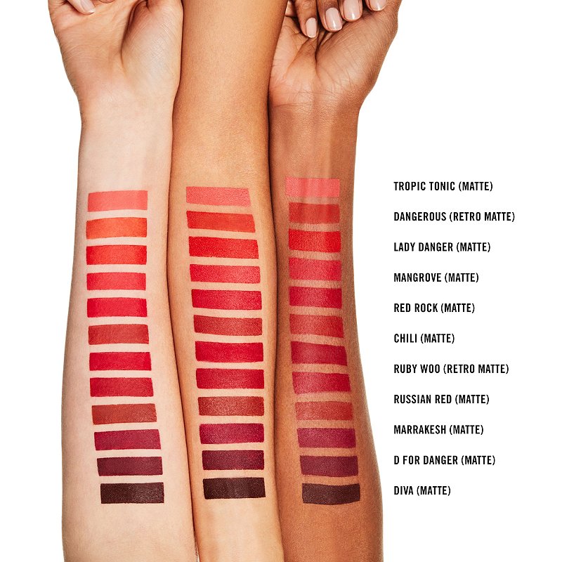 mac lipstick shades dark
