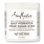 SheaMoisture Daily Hydration 100% Virgin Coconut Oil Crème Sugar Scrub 