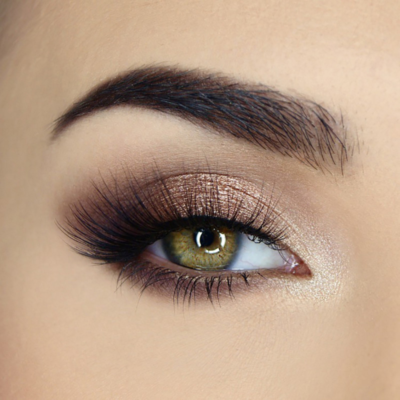 natural glitter eye makeup