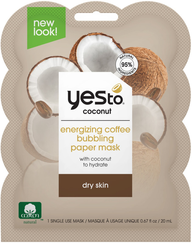 picture of YES TO Coconut & Coffee Bubbling Paper Mask