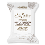 SheaMoisture 100% Virgin Coconut Oil Daily Hydration Facial Wipes 