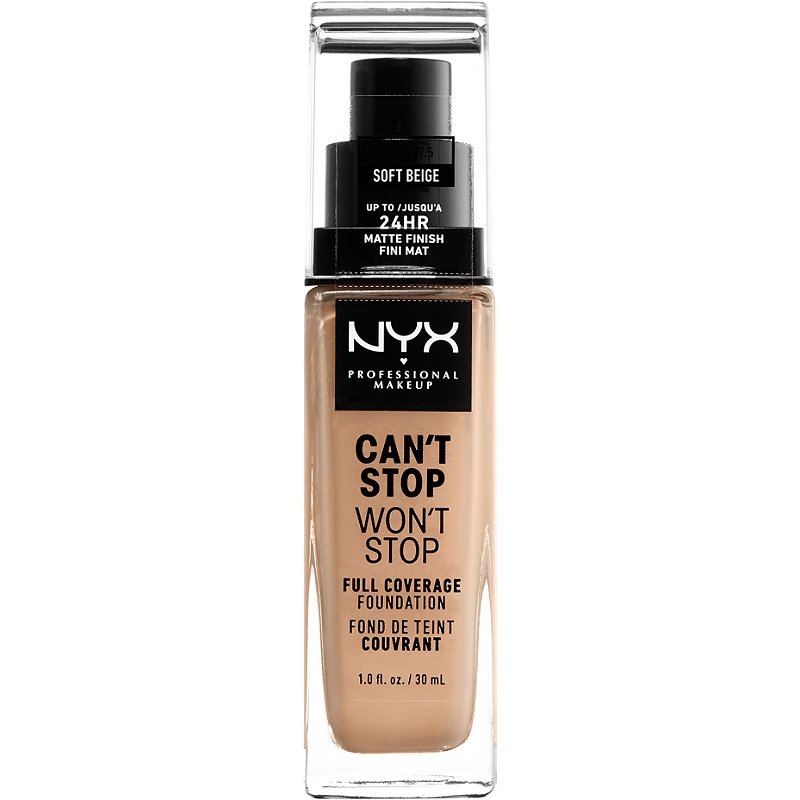 Nyx Professional Makeup Can T Stop Won T Stop 24hr Full Coverage Matte Foundation Ulta Beauty