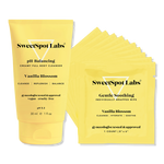 SweetSpot Labs Vanilla Blossom Wash and Wipes Travel Kit 