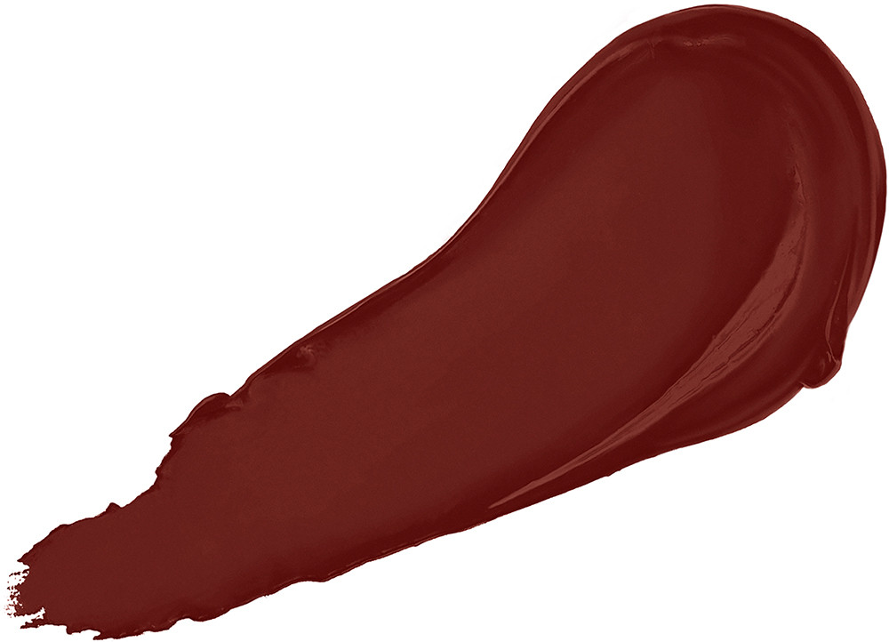 deep maroon lipstick