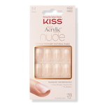 Kiss Cashmere Salon Acrylic French Nude Nails 
