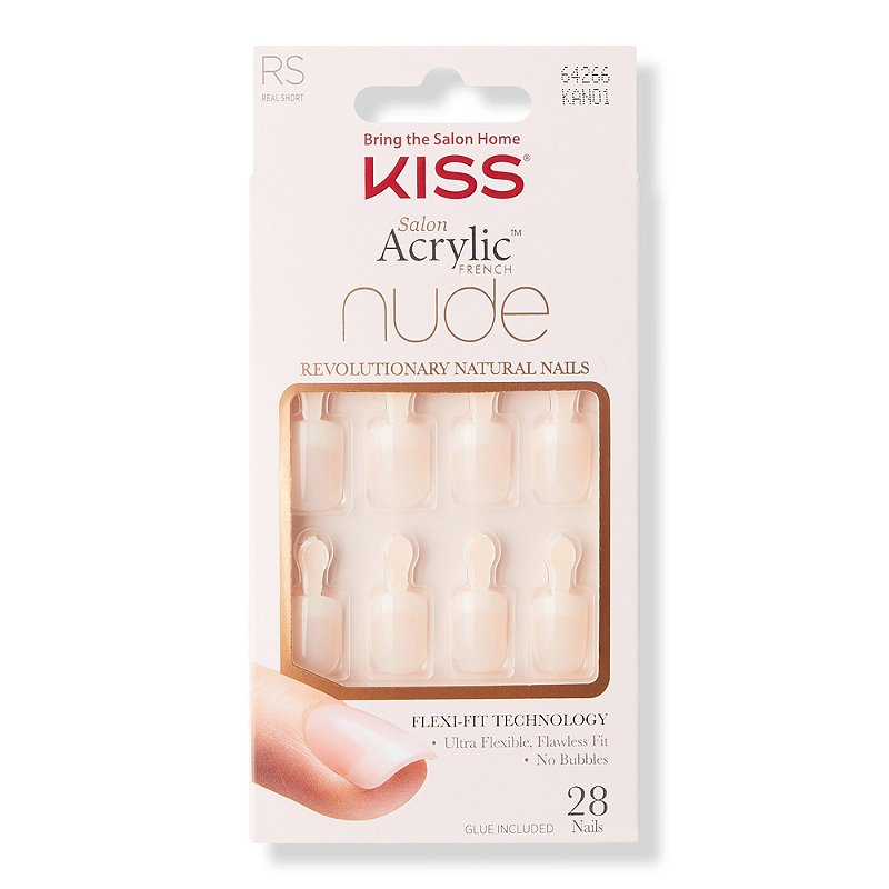 Kiss Breathtaking Salon Acrylic French Nude Nails Ulta Beauty