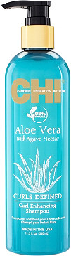The Aloe Vera with Agave nectar Curl Enhancing Shampoo travel product recommended by Jessica McCafferty on Pretty Progressive.