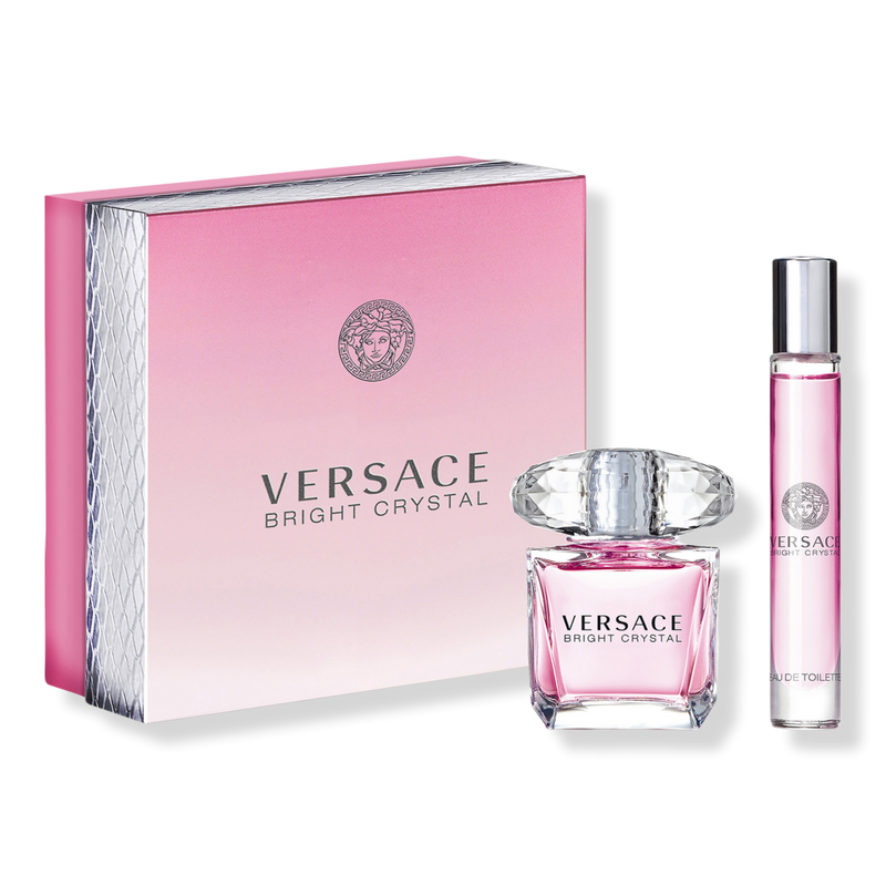 versace crystal perfume set