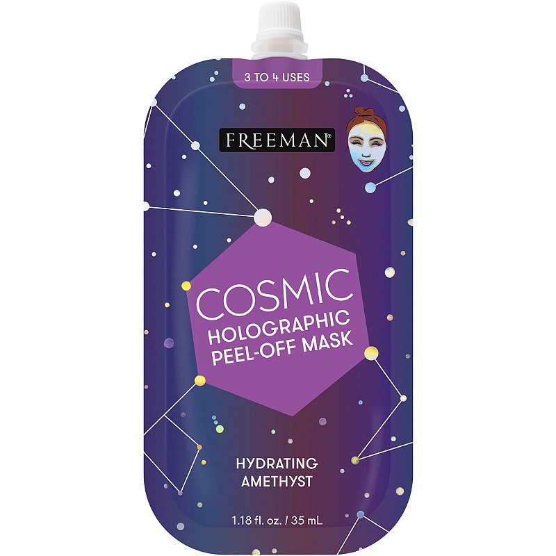 Cosmic holographic peel off mask