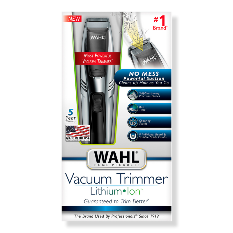 wahl 2 in 1 vacuum trimmer