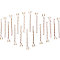 T3 Clip Kit With 4 Alligator Clips and 30 Rose Gold Bobby Pins  #4