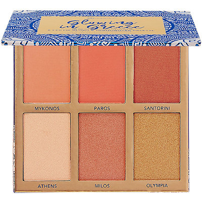 Glowing in Greece - 6 Color Blush & Highlighter Palette