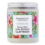 Flora & Curl Coconut Mint Curl Refresh Clay Wash 