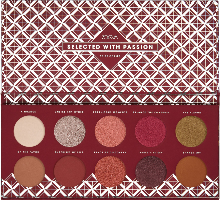 red based eyeshadow palette