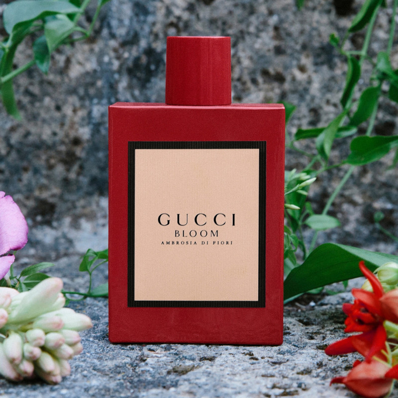 gucci bloom red bottle
