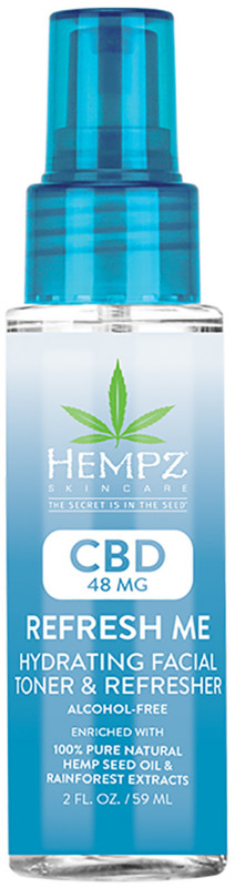picture of HEMPZ Travel Size CBD Refresh Me Hydrating Facial Toner & Refresher