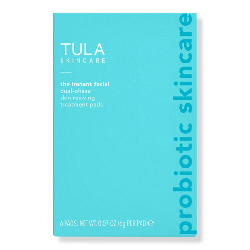 picture of  Tula The Instant Facial Dual Phase Skin Reviving Treatment Pads