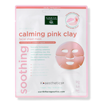Earth Therapeutics Calming Pink Clay Facial Sheet Mask 