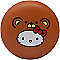 The Crème Shop Hello Kitty Teddy Bear Macaron Lip Balm Red Velvet #1