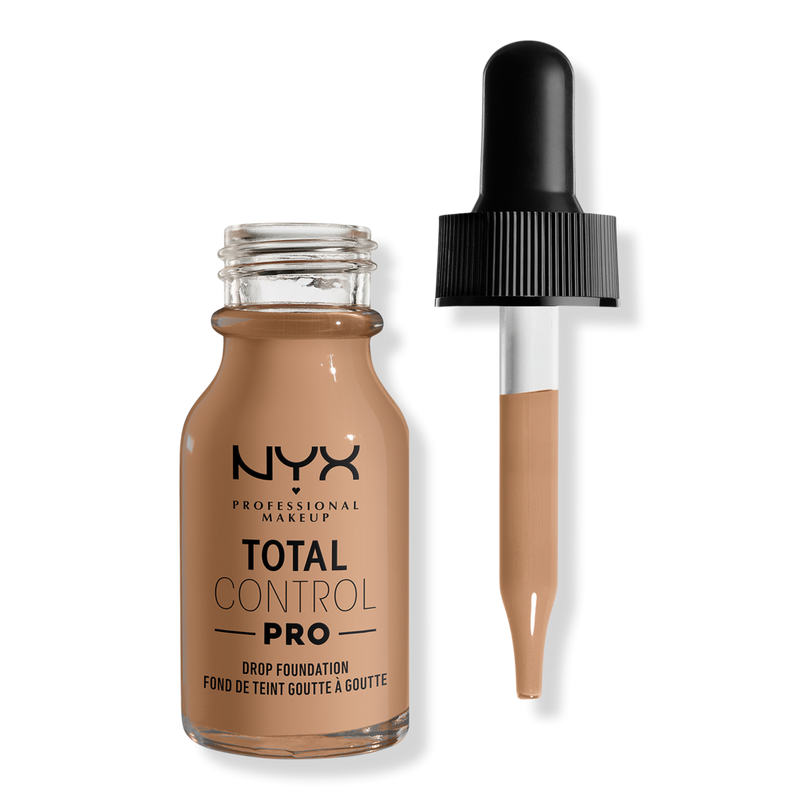 NYX Professional Makeup Total Control Pro Drop Skin-True Buildable Vegan Foundation Classic Tan (neutral undertone)