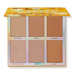 BH Cosmetics Weekend Vibes Belgian Waffle 6 Color Baked Bronzer & Highlighter Palette 