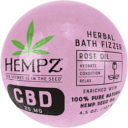 ulta.com | Rose Oil 25mg CBD Herbal Bath Fizzer