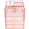 Sorbus Cosmetic Makeup and Jewelry Storage Case Display Pink #0