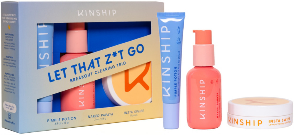 picture of  Kinship Let That Zit Go Acne-Clearing Trio