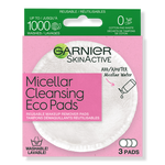 Garnier SkinActive Micellar Cleansing Eco Pads, Reusable, 3 Pack 