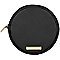 Tartan + Twine Colorblock Small Round Pouch Black #0
