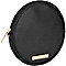 Tartan + Twine Colorblock Small Round Pouch Black #1