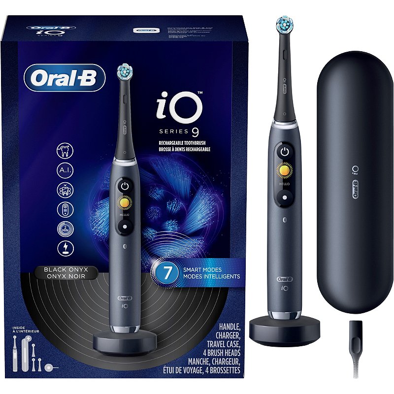 Электрическая зубная щетка oral b io 9 black onyx черный купить набор фильтров для ингаляторов