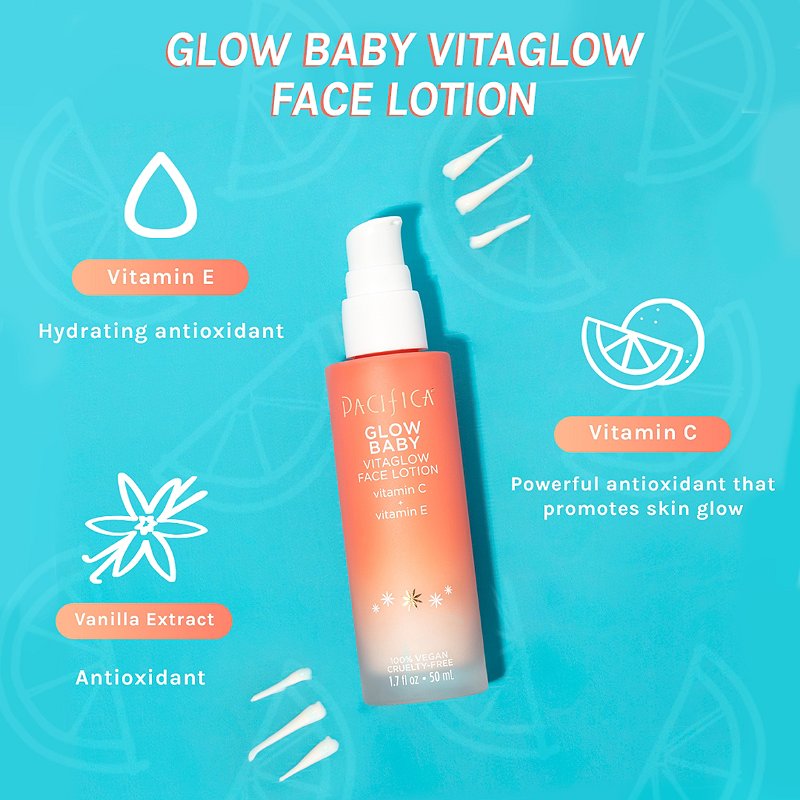 Psychologisch Prestatie zag Pacifica Glow Baby VitaGlow Face Lotion with Vitamin C | Ulta Beauty