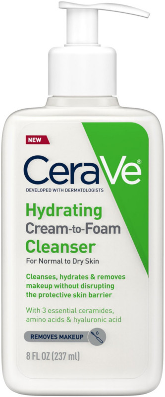 picture of CERAVE Hydrating Cream-to-Foam Cleanser