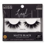 Kiss Lash Couture Matte Black Faux Mink, Matte Silk 