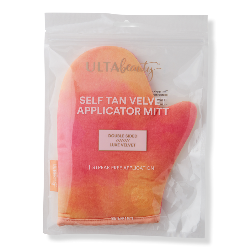 Summer Peach Velvet Self Tan Applicator Mitt