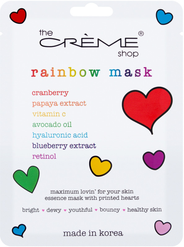 picture of The Creme Shop Rainbow Face Mask