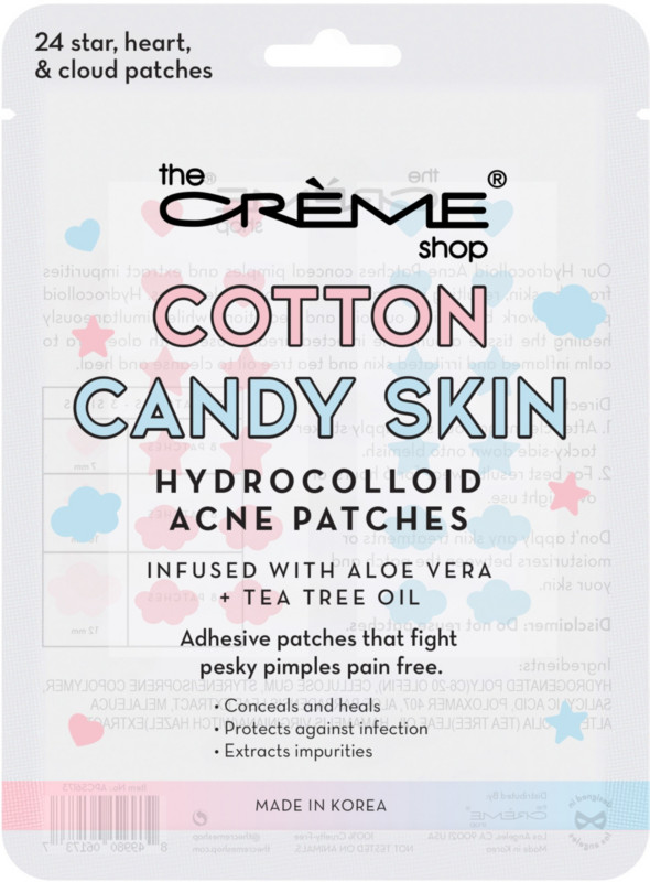 picture of The Creme Shop Cotton Candy Skin Hydrocolloid Acne Patches